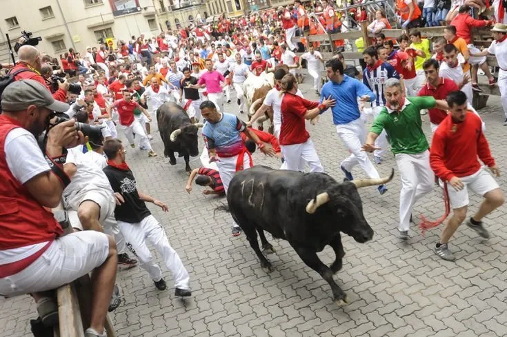 Running of the Bulls (Pamplona, Tây Ban Nha)