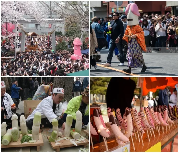 Kanamara Matsuri (Lễ hội dương vật) - Kawasaki, Nhật Bản